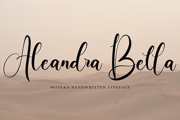 Aleandra Bella: A Handwritten Font for Crafters and Creators