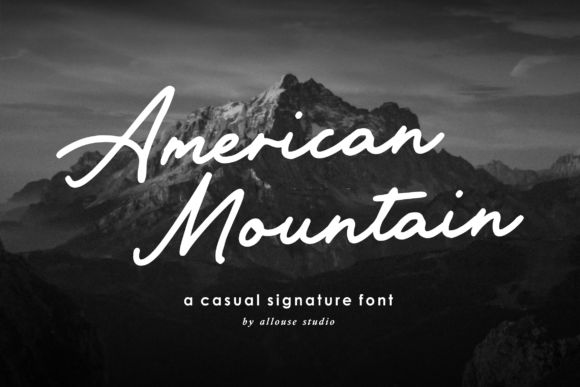 American Mountain: A Versatile Script Amp Font for Web Design