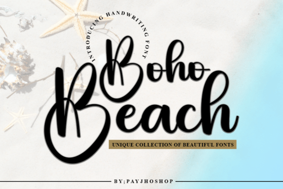 Boho Beach: A Handwritten Font for Crafters and Creators