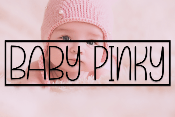 Bring Charm to Your Creations with Baby Pinky Font