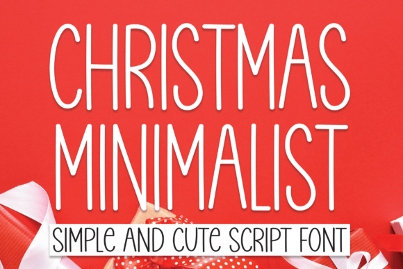 Christmas Minimalist: A Delicate Font for Elegant Branding