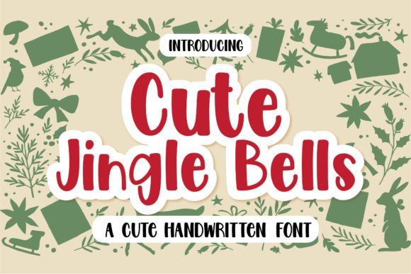 Cute Jingle Bells: A Charming Handwritten Font for Marketers