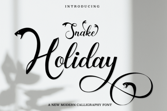 Discover Snake Holiday: A Versatile Handwritten Font