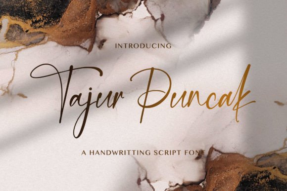 Elevate Your Brand with the Elegant Tajur Puncak Font