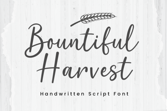 Enhance Your Brand with Bountiful Harvest Font