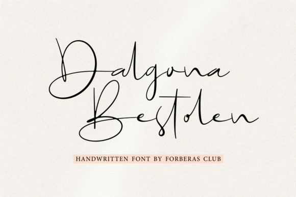 Enhance Your Web Design with Dalgona Bestolen Font