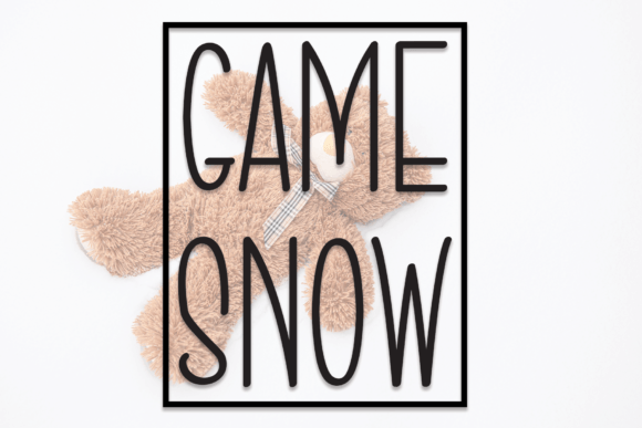 Game Snow: A Handwritten Font for Editorial Charm