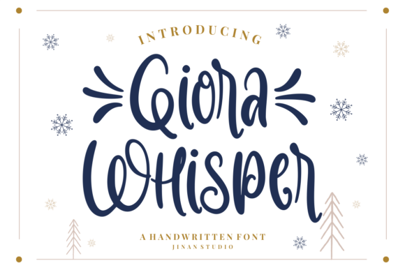 Giora Whisper: A Playful Handwritten Font for Charming Branding