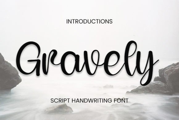 Gravely: A Handwritten Font for Elegant Branding