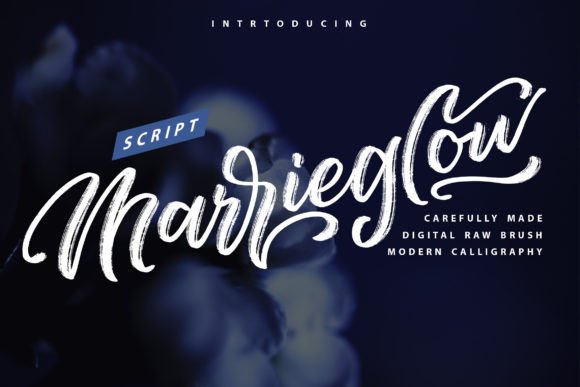 Marrieglow: A Dazzling Script Font for Makers