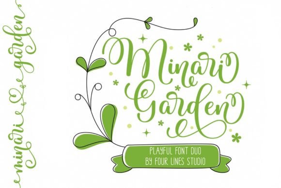 Minari Garden Duo: A Perfect Font for Craft and Design