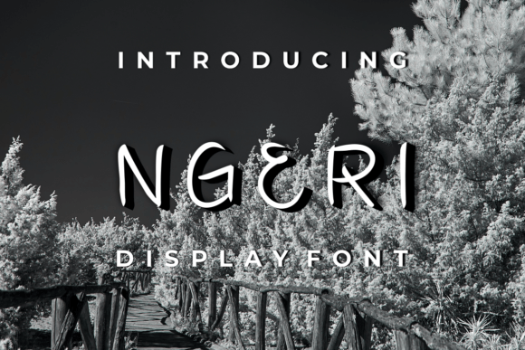 Ngeri: A Fun and Quirky Handwritten Font for Editorial Design