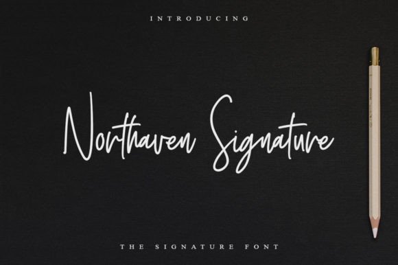 Northaven Signature: A Dazzling Script Font for Marketers