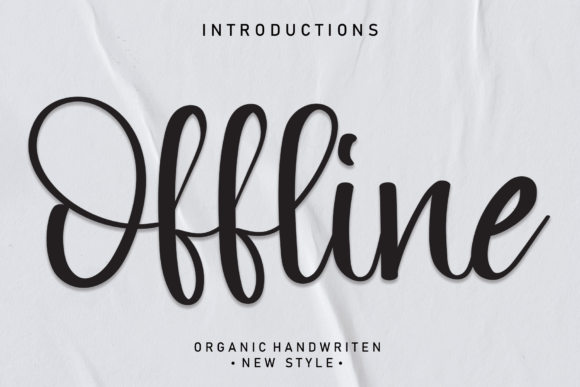 Offline: A Handwritten Font for Engaging Web Design