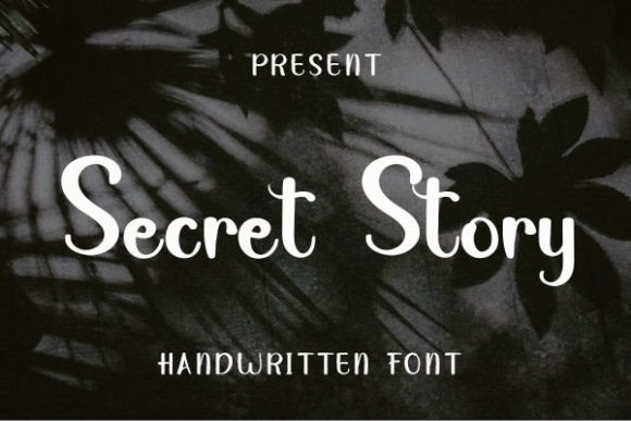 Secret Story: A Handwritten Font for Engaging Visuals