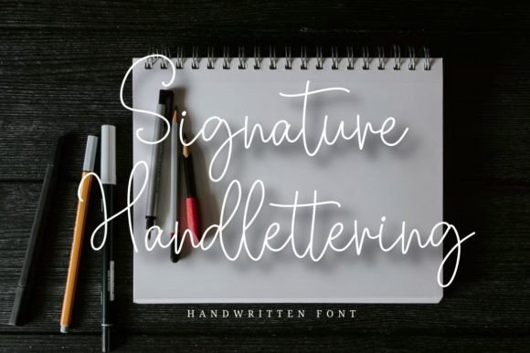 Signature Handlettering: A Romantic Font for Crafters