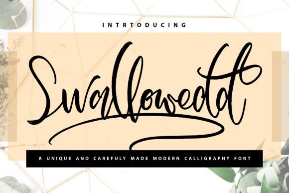 Swallowedd: A Sweet and Cursive Font for Web Design